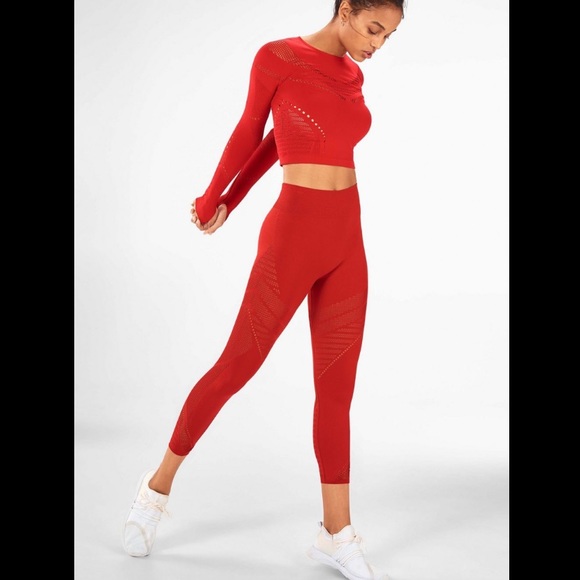 Red Workout Leggings